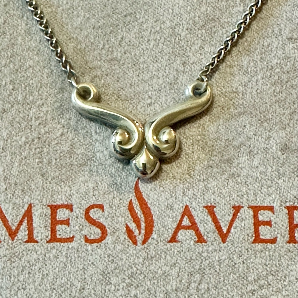 James Avery Retired Scroll Necklace